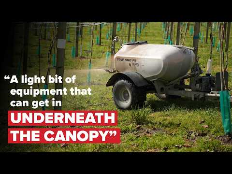 Ash Nicholson on the Tow and Fert Multi 500 for ground drenching